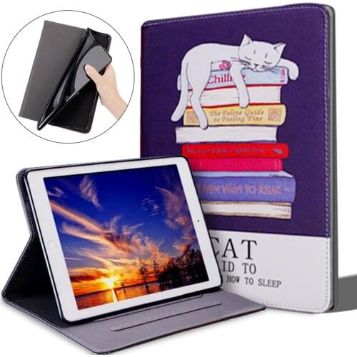 Case for iPad Mini 5 4 3 2 1 Case PU Leather Soft Back Cover Auto Sleep Smart Cover for iPad Mini5 2019 Funda Cartoon Cats Shell