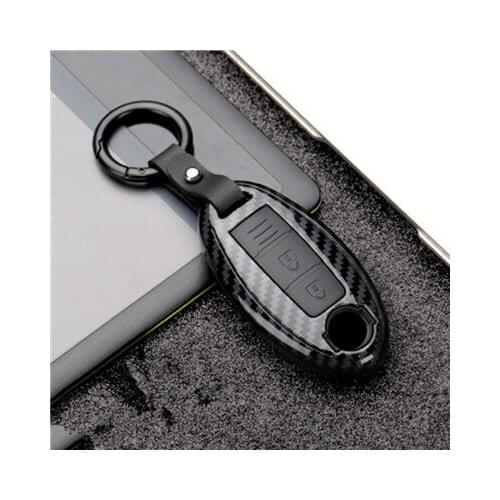 Carbon Fiber Shell Car Remote Key Cover Case For Nissan Qashqai J10 J11 X-Trail t31 t32 kicks Tiida Pathfinder Murano Note Juke