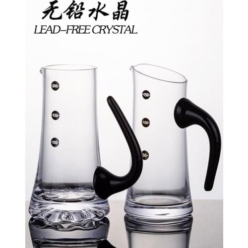 Crystal glass dispenser, creative personality, white wine, red wine, foreign wine, small tie pot, hotel home