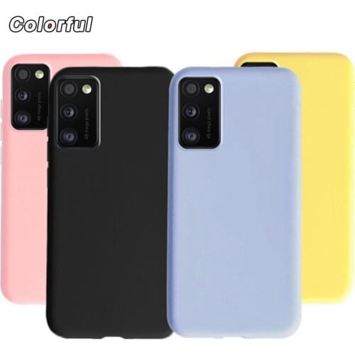 For Samsung Galaxy A41 Case A 41 A51 5G Phone Bumper Candy Color Soft Silicone Back Cover For Samsung A41 SM-A415F A51 SM-A515F