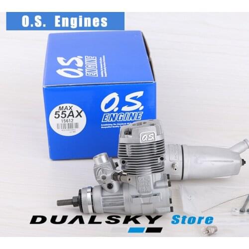 OS Engines 55AX ABL .55 Airplane Glow Engine with Muffler (OSMG0557)