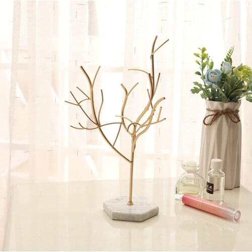 Elegant Table Jewelry Necklace Earrings Watch Display Rack Holder Stand 02