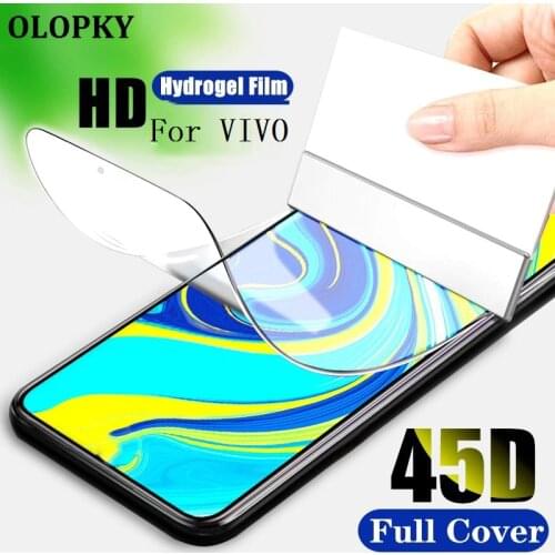 Full Cover Hydrogel Film for Vivo Y17 Y19 Y11 2019 Screen Protector for Vivo IQOO 3 5G Pro Neo S6 Z6 Nex 3 2 Film Not Glass