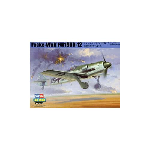 Hobby Boss 1/48 scale aircraft models 81719 Fokker - Wolf Fw190D-12 Fighter