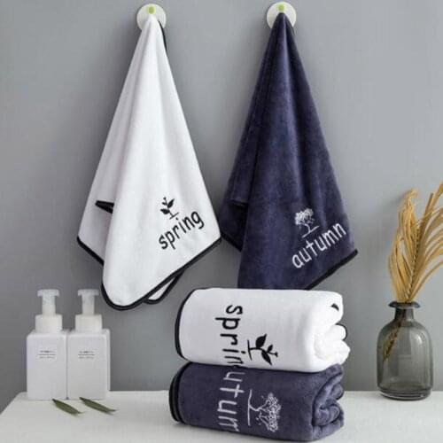 Creative Lovers Towel Spring Summer Autumn Winter Microfiber Bathroom Towel Gifts for Valentines Day