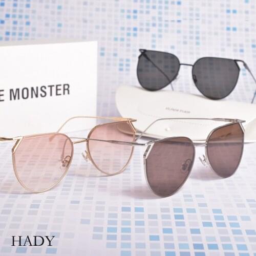 2021 GM New Fashion V brand big Metal frame sunglasses GENTLE HADY Polarization UV400 lens Sunglasses for women men