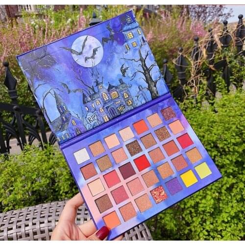 35 Color Charming Eyeshadow Palette Make up Palette Matte Shimmer Glitter Pigmented Metallic Eye Shadow Pallete Powder Cosmetic