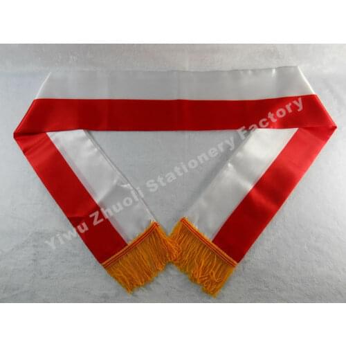Factory Supply Stock Scarf Printing Satin Poland Flag Scarf 120X12CM Scarves Free Shipping Indonesia Flag