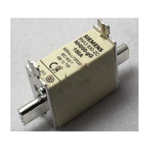 Fuses: 3NA3814-2C 35A 500V NH000 / 3NA3817-2C 40A / 3NA3820-2C 50A / 3NA3822-2C 63A / 3NA3824-2C 80A 500V NH000 gG