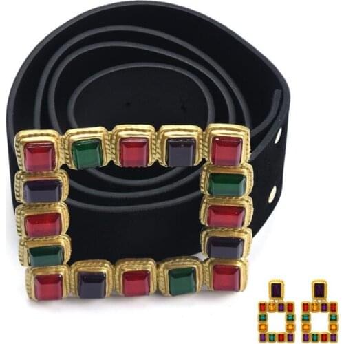 Womens Ladies Belt Long Versatile Square Buckle Dress Decorative Waist Seal Retro Belt Designer Belts Women High Quality Box