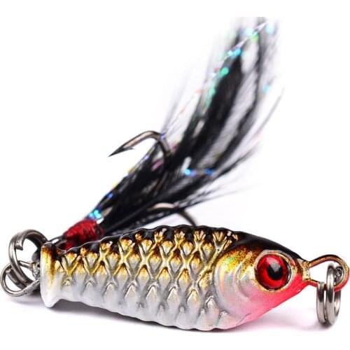 Fishing Lures 2020 Artificial Mini Small Iron Plate Fake Bait 5.2g/2.5cm Bass Fishing Tackle Metal Lure Trolling Lure