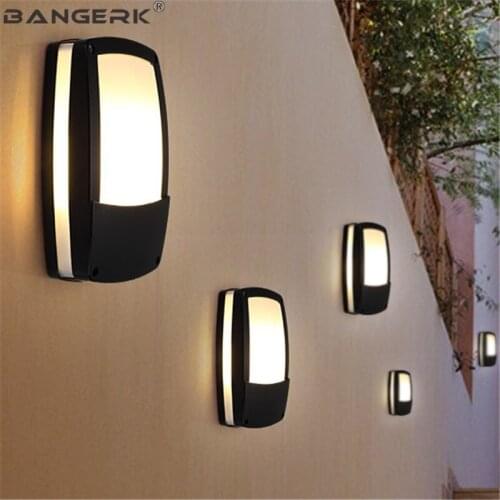 Nordic Outdoor Modern Wall Lamp Waterproof LED Porch Lights Decor Aluminum Lighting Sconce Wall lamps Garden Balcony Fixtures