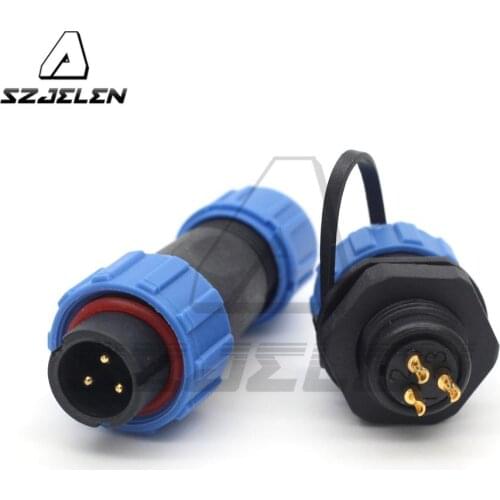 SP13 3Pin Waterproof Connector Cable Connector, Plug and socket connectors auto, electrical connectors IP68