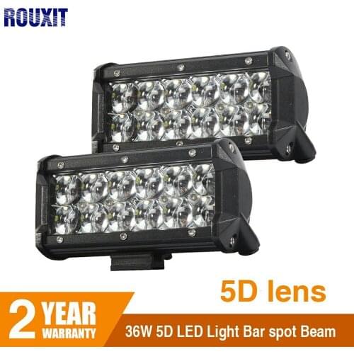 2pcs 7 inch Offroad 36W LED Work Light Bar Working lamp Car 12V 24V Driving Headlight 4WD 4X4 Truck Trailer motorcycle fog bulb
