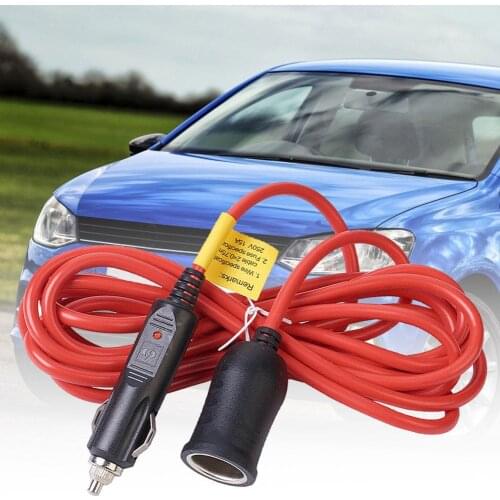 3.6m 12V-24V Auto Car Cigarettes Lighter Plug Socket Power Extension Cable Cord