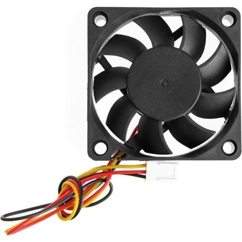 DC 12V 3-Pin 60x60x15mm PC Computer CPU System Sleeve-Bearing Cooling Fan 6015