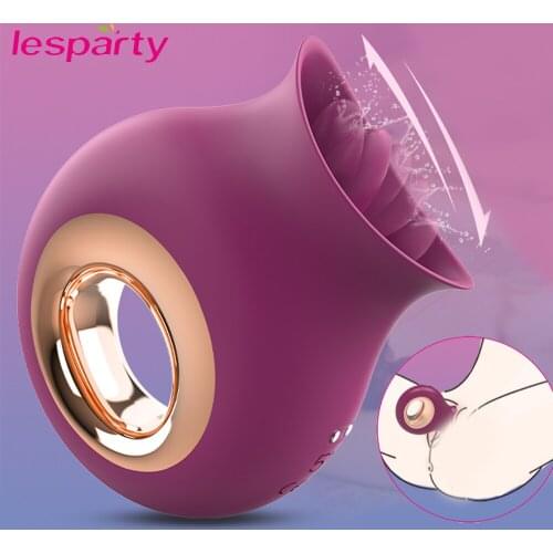Clitoral Licking Vibrator Rose Flower G-spot Vibrators Clit Stimulator Vagina Pussy Massager Adult Sex Toys for Women Orgasm