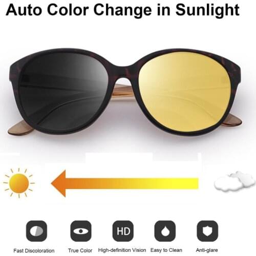 FENCHI Cat Eye Women Night Vision Glasses Polarized Yellow Lens Sunglasses Driving Night Vision Goggles For Car Vision Nocturna