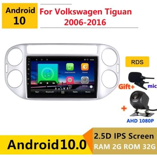 Android 10 Car DVD Multimedia Player GPS For Volkswagen VW Tiguan 1 NF 2006 08 2010 2012 2016 audio auto radio stereo navigation