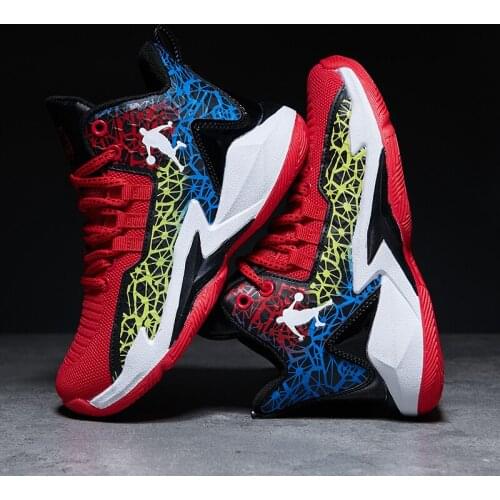 Children Basketball Shoes Boys Warm Basket Boots Antislip Rubber Sole Little Kid Big Kids Fitness Gym Sneakers Autumn Winter