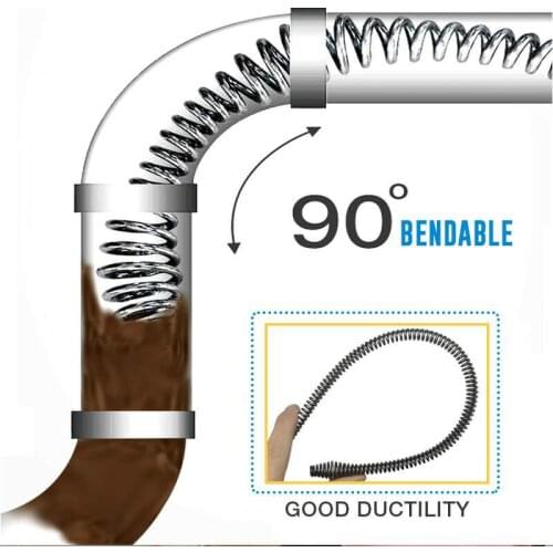 Sewer Dredging Spring Multifunctional Cleaning Claw Drain Spring Pipe Cleaning Tool For Bathroom Kitchen 2020ing