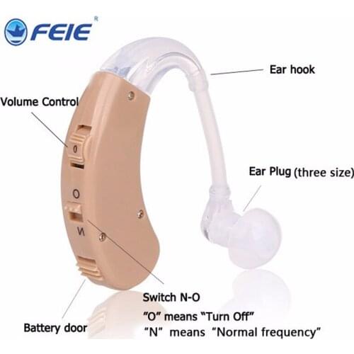 Deaf Apparatus Mini Invisible Ear Hearing Aids Sound Amplifier Audiophone hot sale in USA free shipping S-998