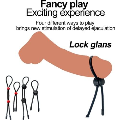 Penis Ring Delay Premature Ejaculation Lock Fine Ring Sex Toy For Men, Cock Ring Sex Penis Enlargement Adult Sex Toys For Couple