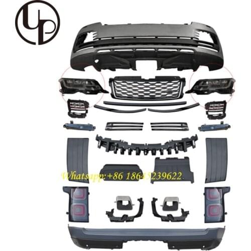 Vogue body kit for 2013-2017y vogue upgrade to 2020y style body kit front bumper headlight taillight