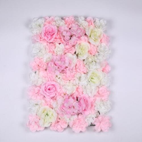 Silk Rose Flower Home Decor Champagne Artificial Flower for Wedding Decoration Flower Wall Romantic Wedding Backdrop Decor