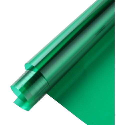 50cm Width Green Buidling Window Tint Sunshade Privacy Heat Control Anti UV Window Tint Film Home Sticker