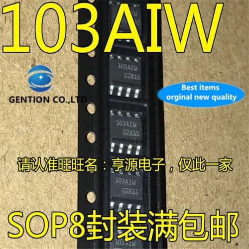 50Pcs TSM103 TSM103WAIDT Silkscreen 103AIW Dual operational amplifier SOP-8 in stock 100% new and original
