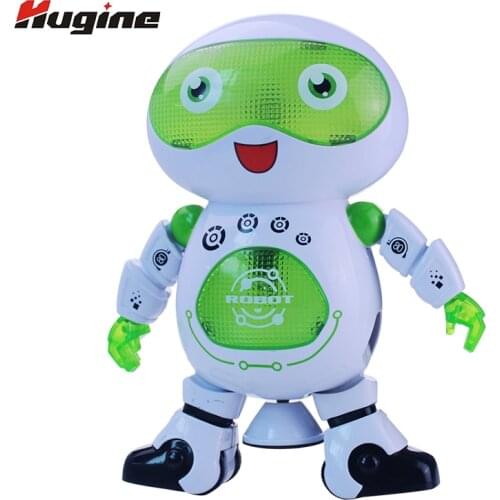 Smart Robot Intelligent Dancing Walk Space Dancing Robots Electronic Toys With Music Light Effect Gift For Children Hobby