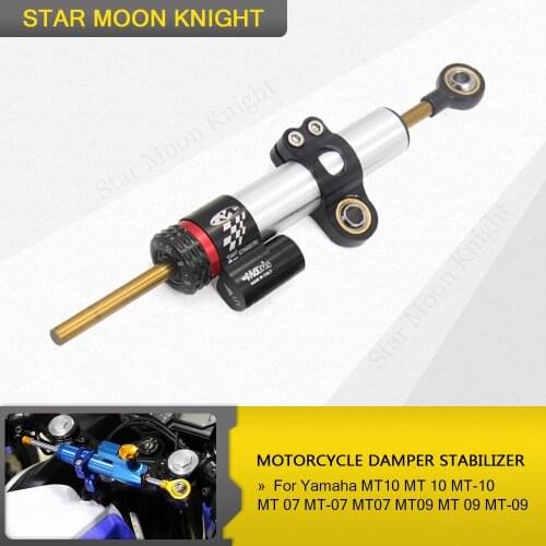Universal Motorcycle Adjustable Steering Damper Stabilizer For Yamaha MT10 MT 10 MT-10 MT 07 MT-07 MT07 MT09 MT 09 MT-09