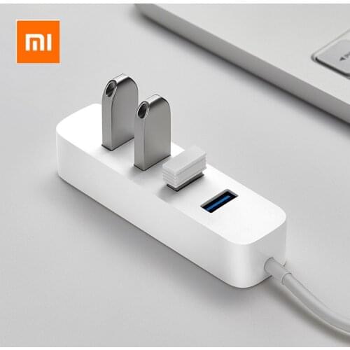 XIAOMI 4 Ports USB3.0 Hub with Stand-by Power Supply Interface USB Hub Extender Extension Connector Adapter for PC Laptop