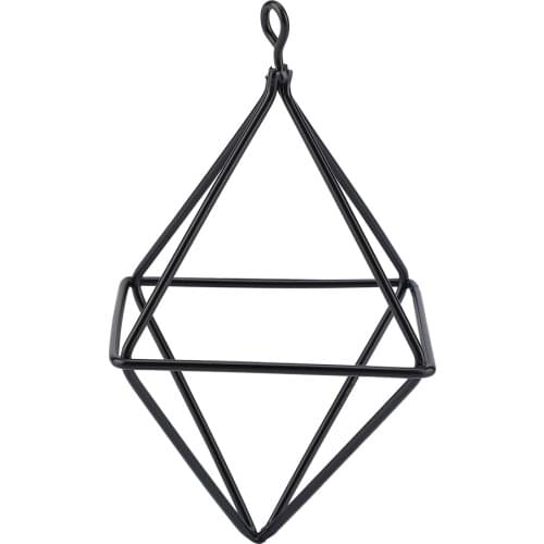 Wall Freestanding Hanging Tillandsia Air Plants Rack Rustic High Hardness Iron Wire Geometric Air Plant Holder Home Decor