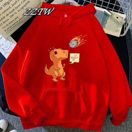 Cartoon Dinosaur Oversized Women Hoodie Fashion Sweatshirt Casual Print Korean Style Sweatshirt Winter hoodie Tops anime