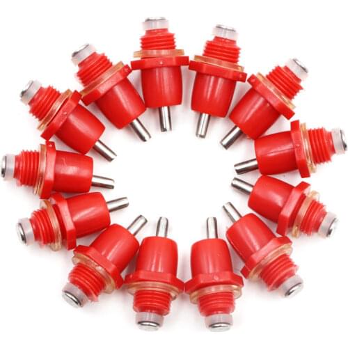 ArrivalHigh Quality Spring Type Chicken Red Nipples Drinking Chicken With Automatic Water Dispenser Chicken Mouth Drinking Water