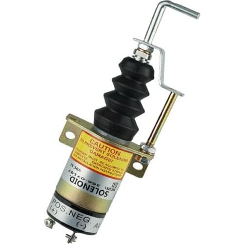 24V Diesel Fuel Engine Shutoff Stop Solenoid Valve 366-07198 SA-3405T