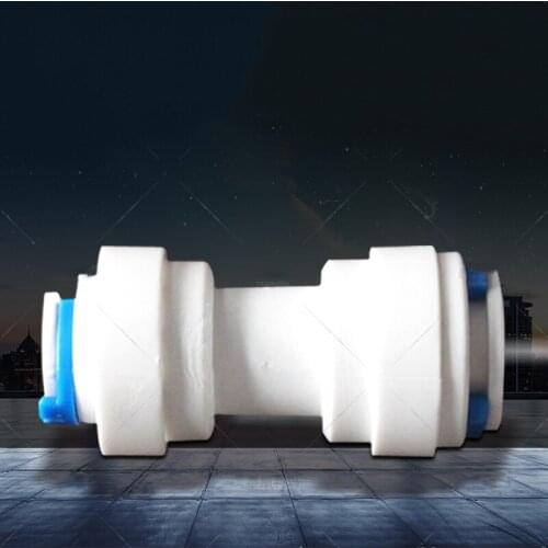 3/8" OD Tube 1/4" OD Tube Quick Pushfit Fitting Connection RO Water Connector Reverse Osmosis Aquarium System Pipe Fittings