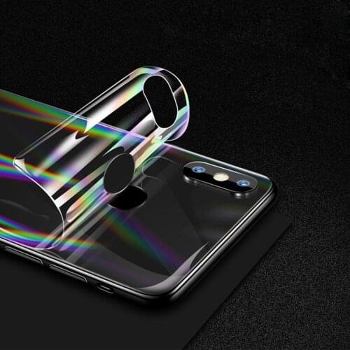 5pcs Back cover For iphone x xs max xr Screen Protector Nano Full Cover Protective Back Film For iphone 7 8 6s 6 plus