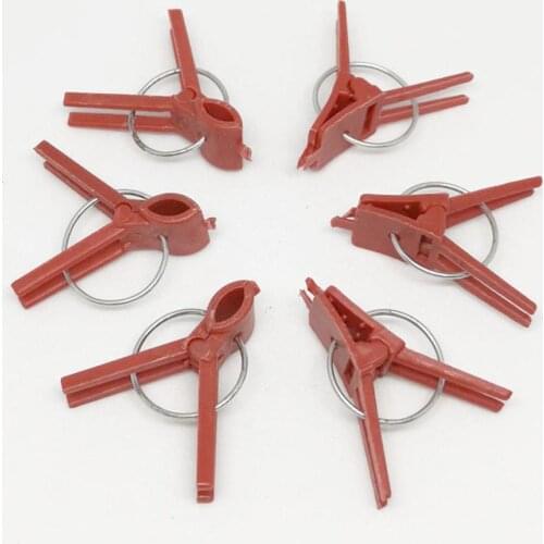 50PCS Quality Plants Graft Clips Plastic Fixing Fastening Fixture Clamp Garden Tools For Cucumber Eggplant Watermelon Dropship