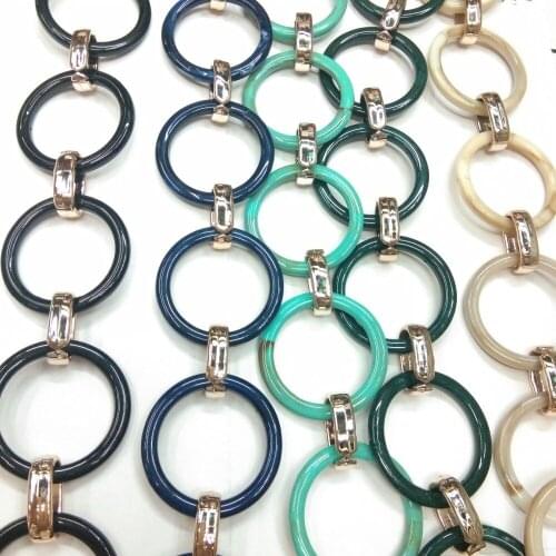 Top-rated 1.0 Meter Acrylic Necklace Strand Parts Linked Bag Chains Women Jewelry DIY Accessories Glasses Chains Components N072