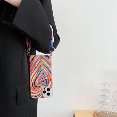 Graffiti Bracelet Phone Cases for Huawei P40 P10 Plus P20 P30 Mate 40 30 9 10 Lite 20 Pro 20 X Colorful Chain Cover