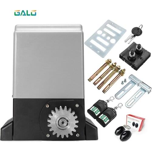 Cheap 370W Adjustable Automatic Sliding Gate Opener Motor With Remote Control Release Key