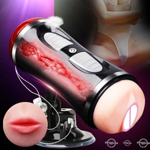 Electric Masturbation Cup Artificial Vagina Male Manual Intimate Goods Sex Products Penis Massager Gay Adult Sex Toys for Men