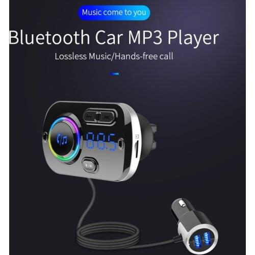Bluetooth FM Transmitter Handsfree Bluetooth Car Kit MP3 Player With 5V/3A Dual USB Car Charger FM Modulator Transmiter