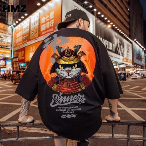 HMZ Cartoon T Shirt Printed Tshirt Men Short Sleeve Hip Hop Tee Plus Size Clothing Summer Streetwear Couple t shirts Oversized