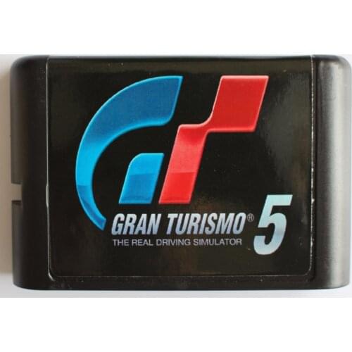GT 5 Gran Turismo 16 bit MD Game Card For Sega Mega Drive For SEGA Genesis