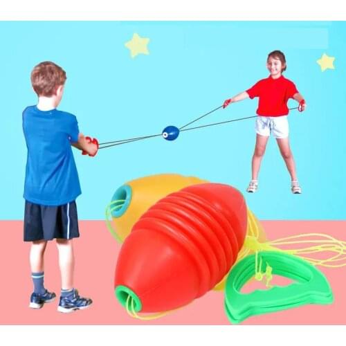 Children Toys Outdoor Interactive Pulling Elastic Speed Balls Sensory Training Sport Games Toy For Kids Adults Gift