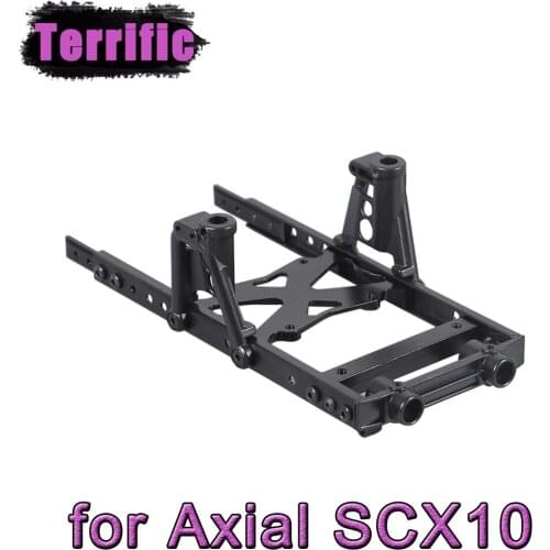 Metal Chassis Frame Kit Extended Rails Shock Towers 4x4 Upgrade to 6x6 for 1/10 RC Crawler Axial SCX10 90027 90047 90027 90028